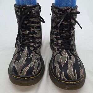 Dr. Martens 1460 Tiger-stripe camouflage canvas Youth 3